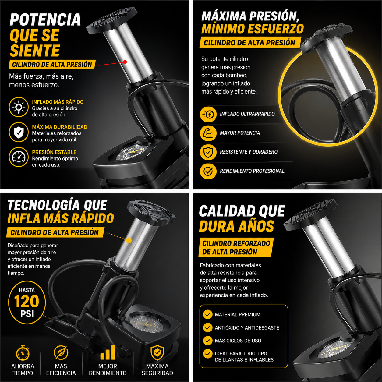 AirForce Max™ Bomba de Aire Profesional