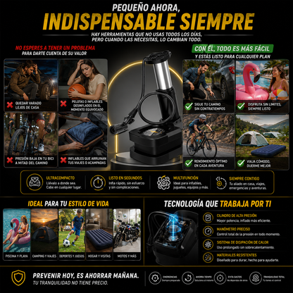 AirForce Max™ Bomba de Aire Profesional
