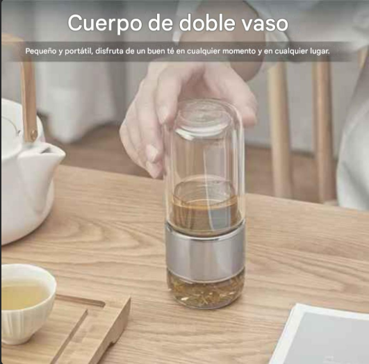 Infusor portátil de vidrio PREMIUM