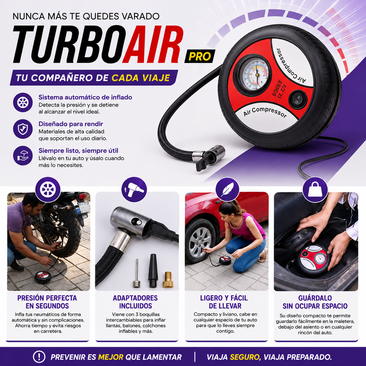 TURBOAIR™ — Potencia de aire donde la necesites