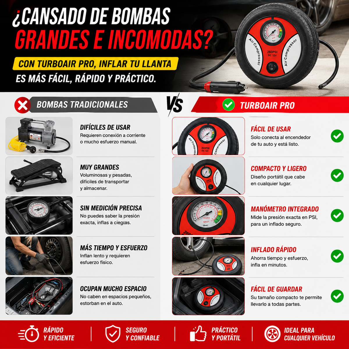 TURBOAIR™ — Potencia de aire donde la necesites