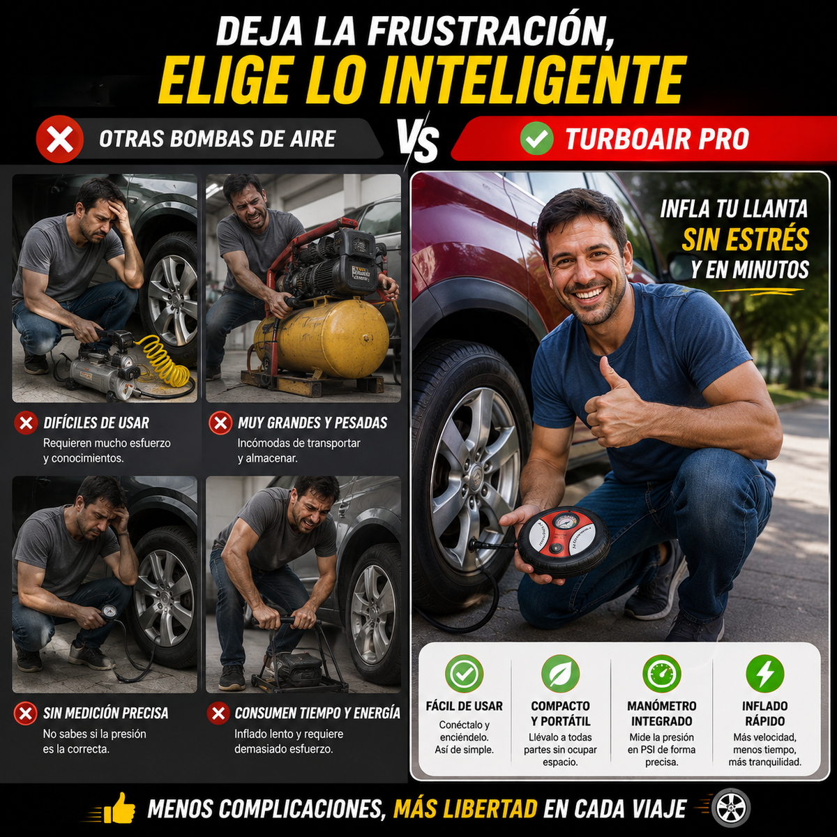 TURBOAIR™ — Potencia de aire donde la necesites