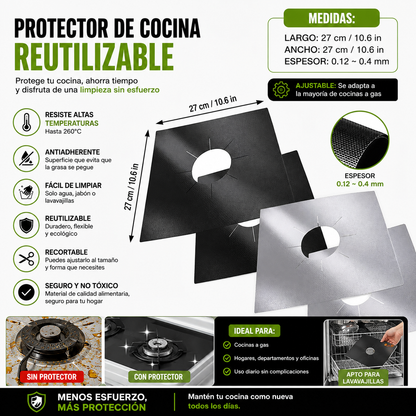 GrasaStop™  El escudo de tu cocina contra la grasa y la suciedad