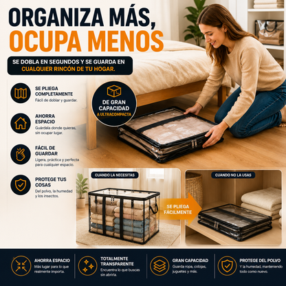 CLEARBOX MAX™ La Caja Transparente que Multiplica tu Espacio