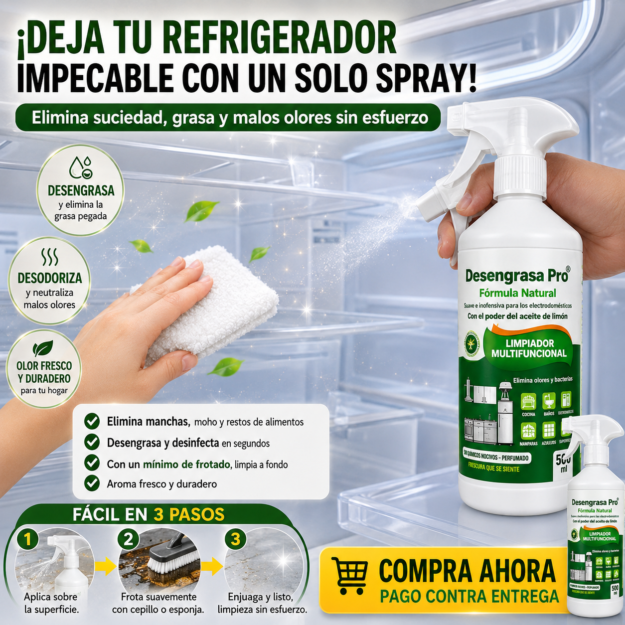 DESENGRASA PRO™ Potencia profesional en cada spray