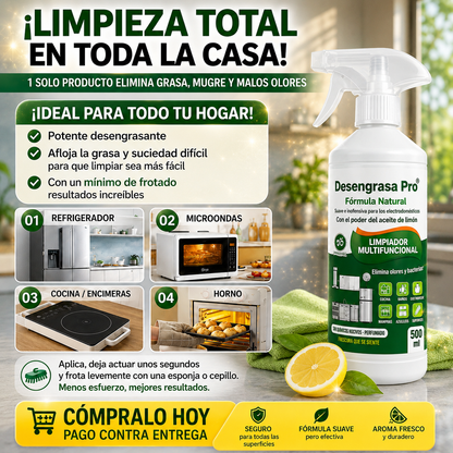 DESENGRASA PRO™ Potencia profesional en cada spray