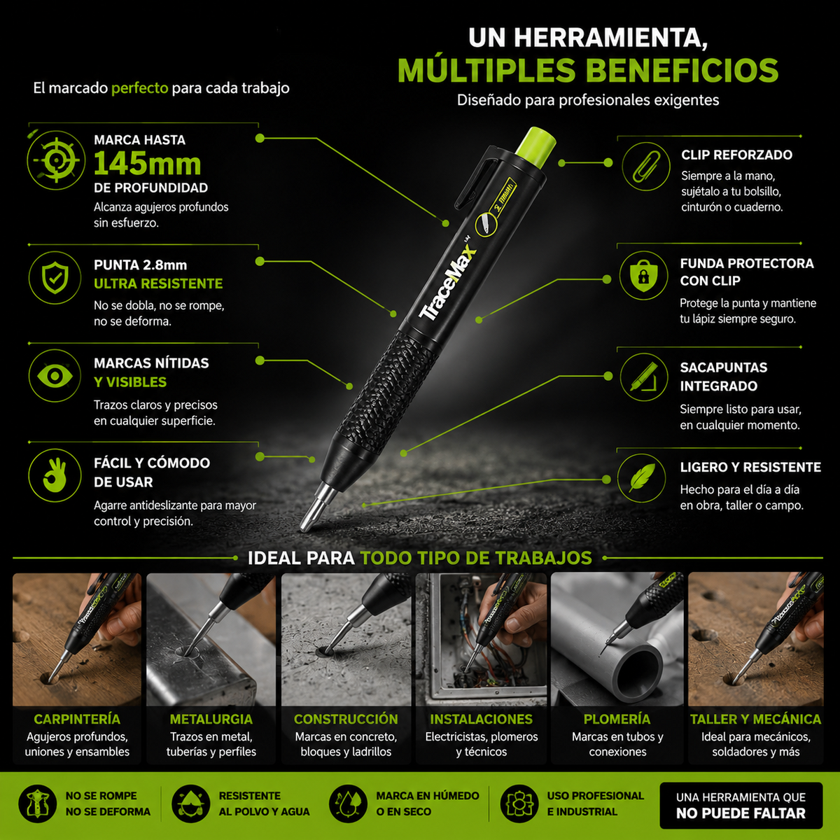Tracer™ El lápiz perfecto para cada trabajo