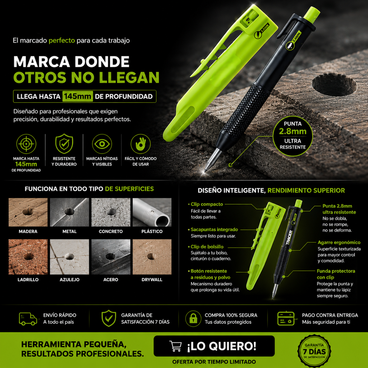 Tracer™ El lápiz perfecto para cada trabajo