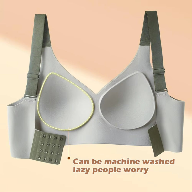 LushFitting™ - Sujetador push-up sin costuras (Duo Pack Beige y Azul)