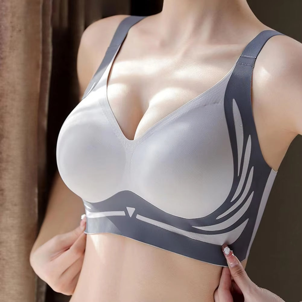 LushFitting™ - Sujetador push-up sin costuras (Duo Pack Beige y Azul)