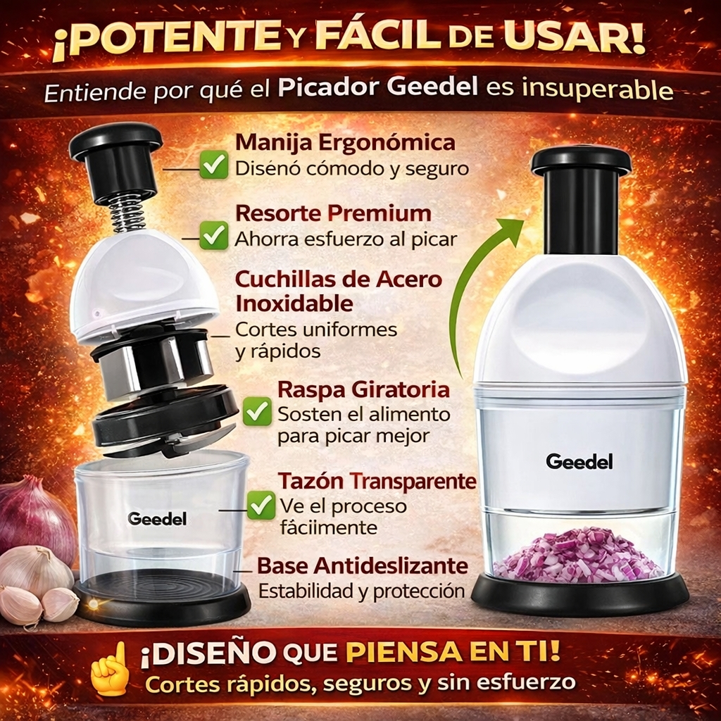 Chef Pro™ Velocidad y precisión en cada uso