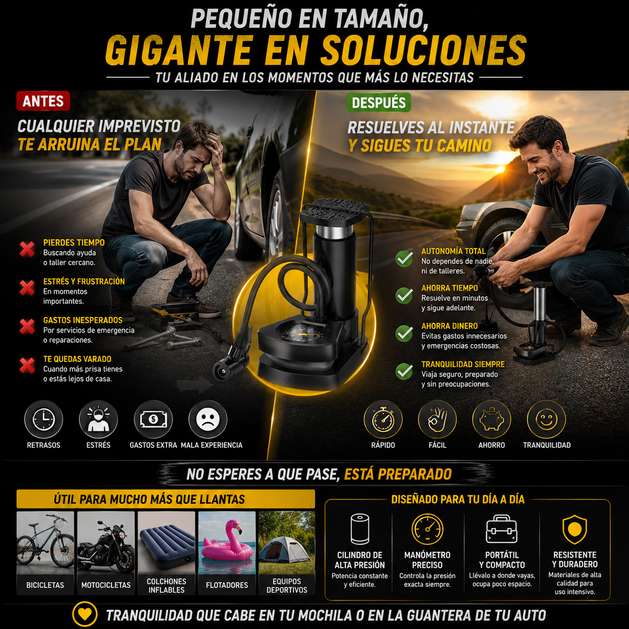AirForce Max™ Bomba de Aire Profesional