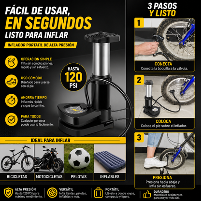 AirForce Max™ Bomba de Aire Profesional